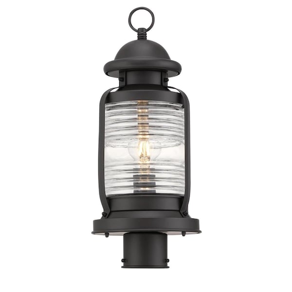 Westinghouse Fixture Post Top Outdoor Lantern 60W Weatherby Weathered Bronze Clear Glass 6113300 - main